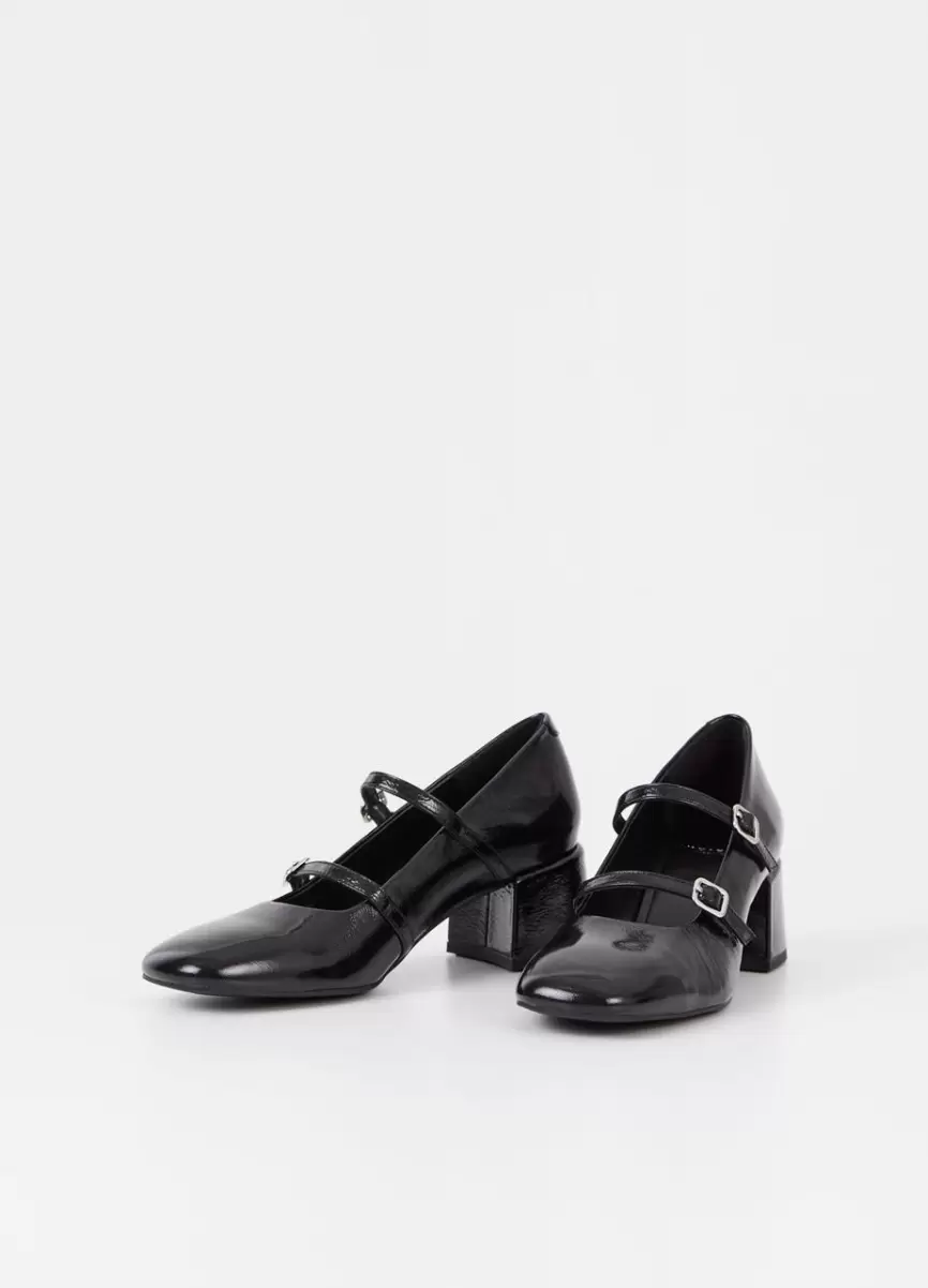 Adison Zapatos De Tacón Vagabond Mary Janes Más Vendido Negro Charol Mujer - 2