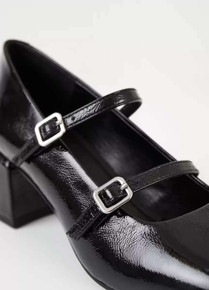 Adison Zapatos De Tacón Vagabond Mary Janes Más Vendido Negro Charol Mujer