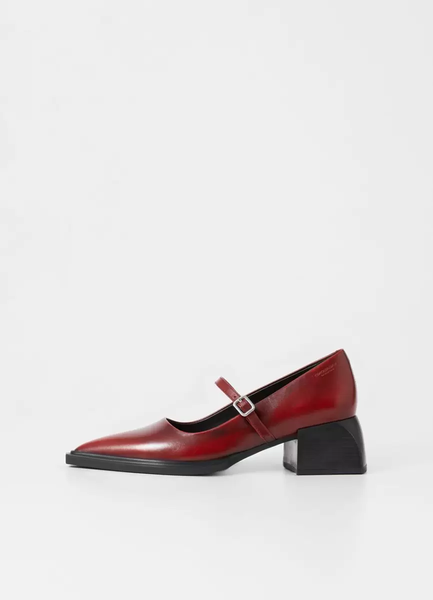 Nuevo Producto Vagabond Vivian Zapatos De Tacón Rojo Brush Off Mujer Mary Janes - 1