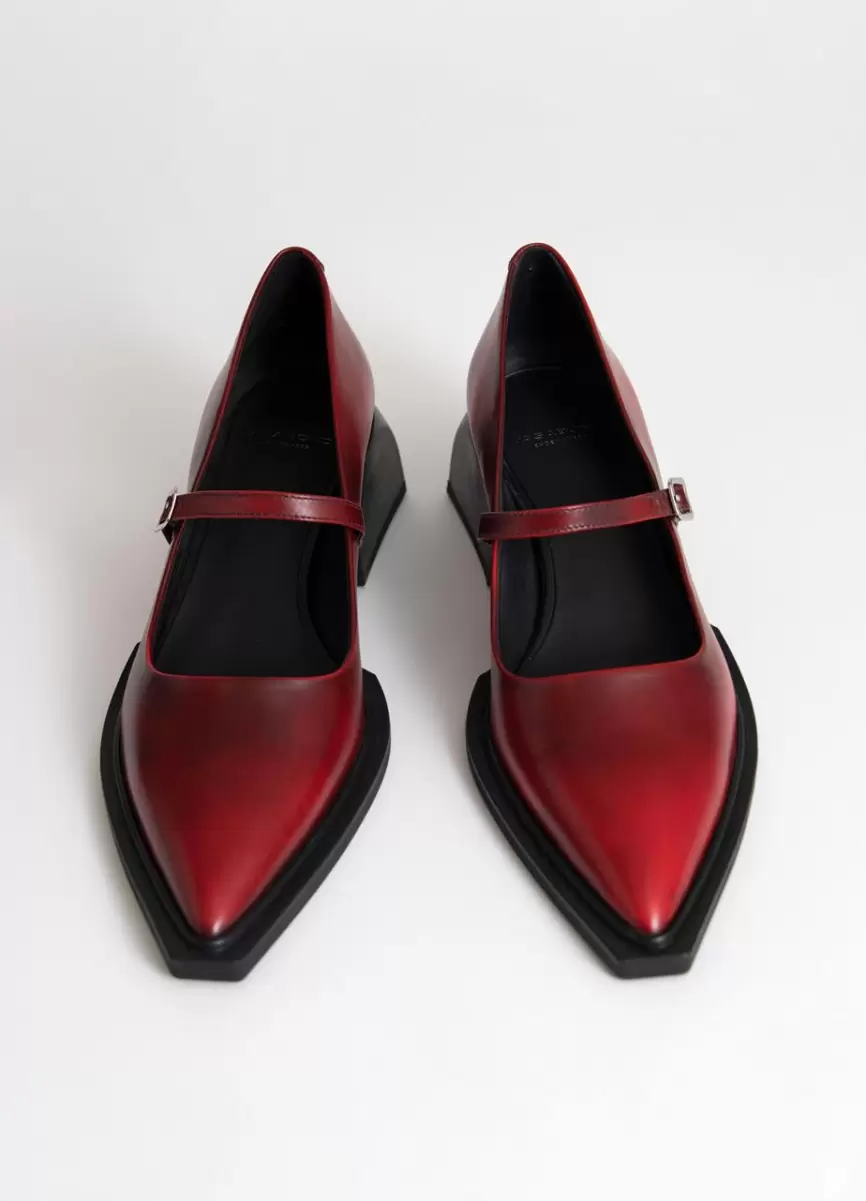 Nuevo Producto Vagabond Vivian Zapatos De Tacón Rojo Brush Off Mujer Mary Janes - 3