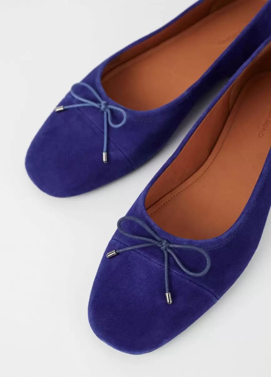 Oferta Mujer Jolin Zapatos Azul Ante Vagabond Bailarinas - 3