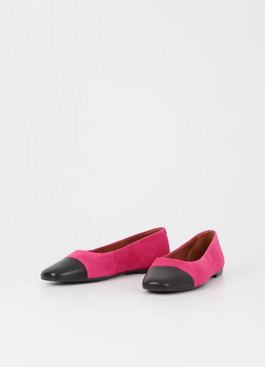 Mujer Rosa Ante/Cuero Jolin Zapatos Venta Vagabond Bailarinas