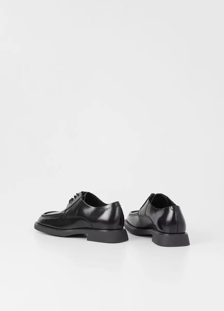 Jaclyn Zapatos Vagabond Zapatos Bajos Negro Cuero Pulido Diseño Mujer - 2