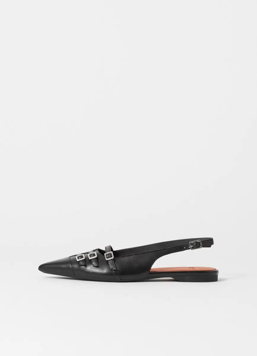 Mujer Zapatos Bajos Hermine Zapatos Nuevo Producto Vagabond Negro Cuero - 1