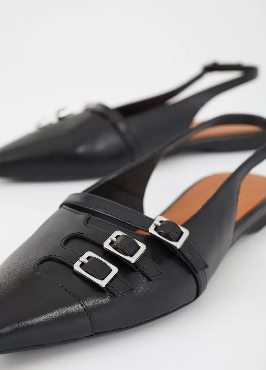 Mujer Zapatos Bajos Hermine Zapatos Nuevo Producto Vagabond Negro Cuero - 3