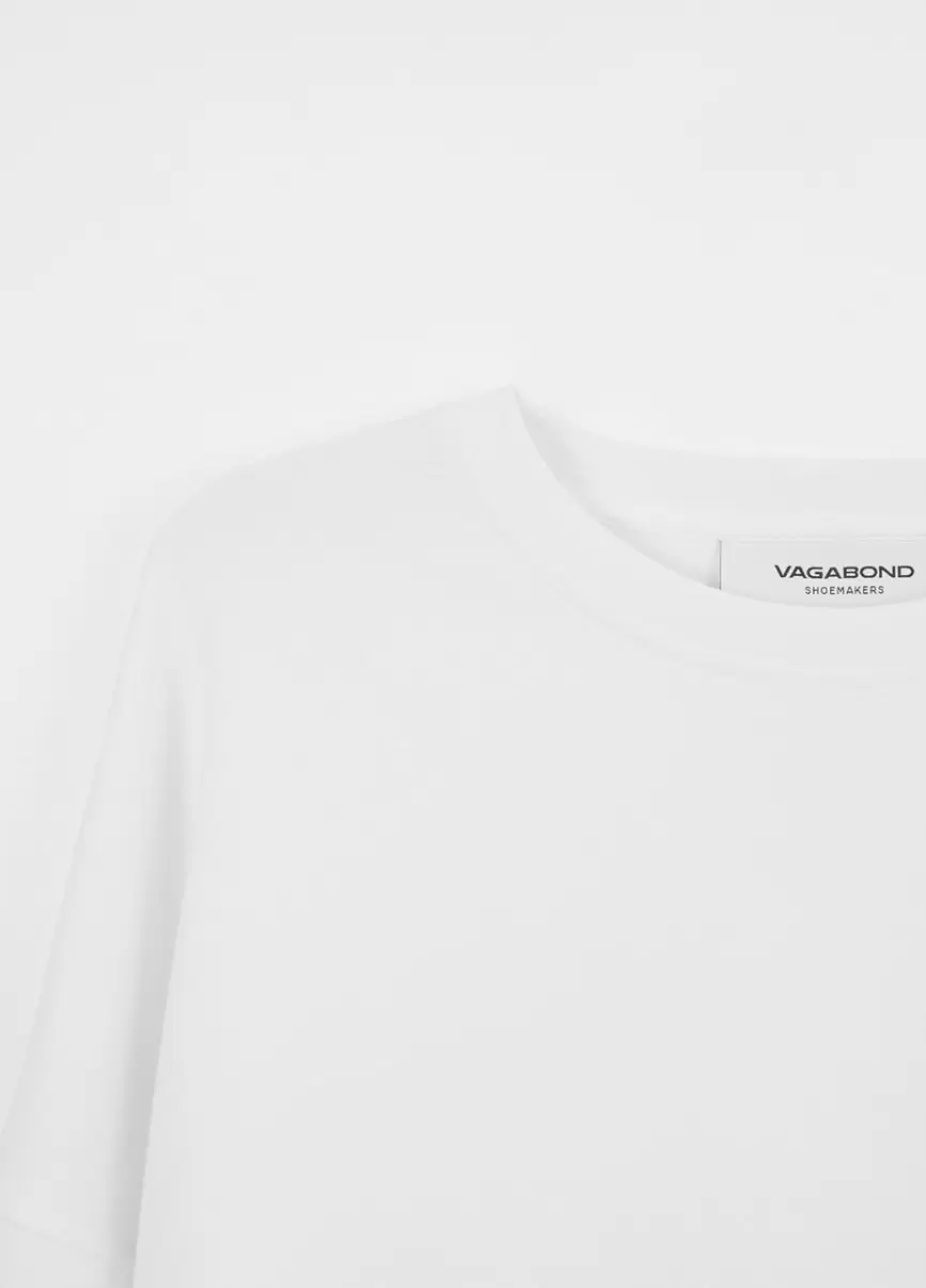 Boxy Long Sleeve T-Shirt Garantizar Blanco Textil Camisetas Mujer Vagabond - 2
