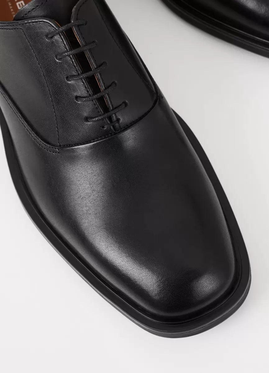 Zapatos Planos Andrew Zapatos Hombre Negro Cuero Vagabond Nuevo Producto - 3