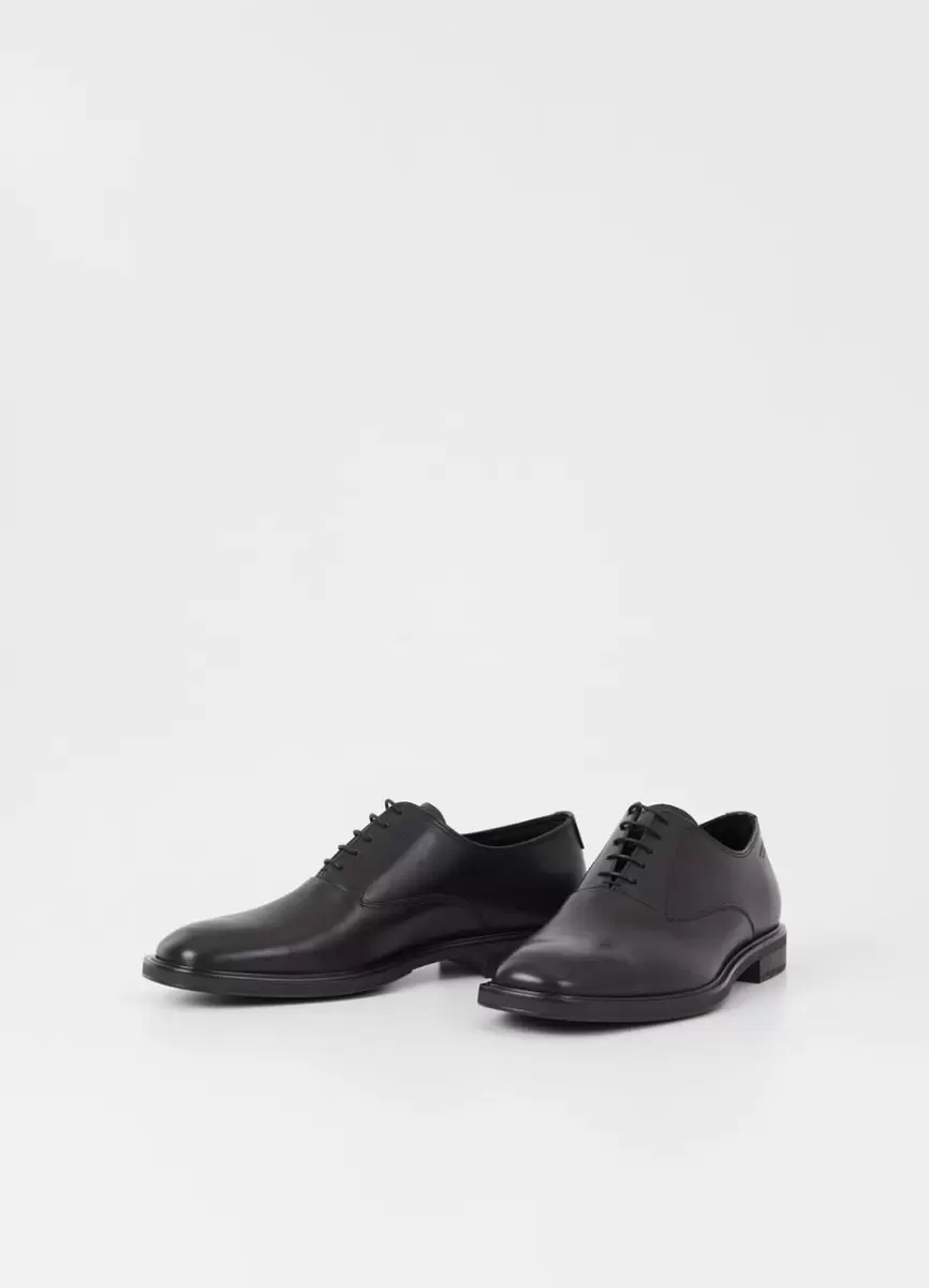 Zapatos Planos Andrew Zapatos Hombre Negro Cuero Vagabond Nuevo Producto