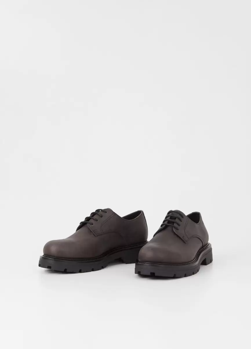 Gris Nubuck Engrasado Cameron Zapatos Hombre Zapatos Planos Compra Vagabond - 2