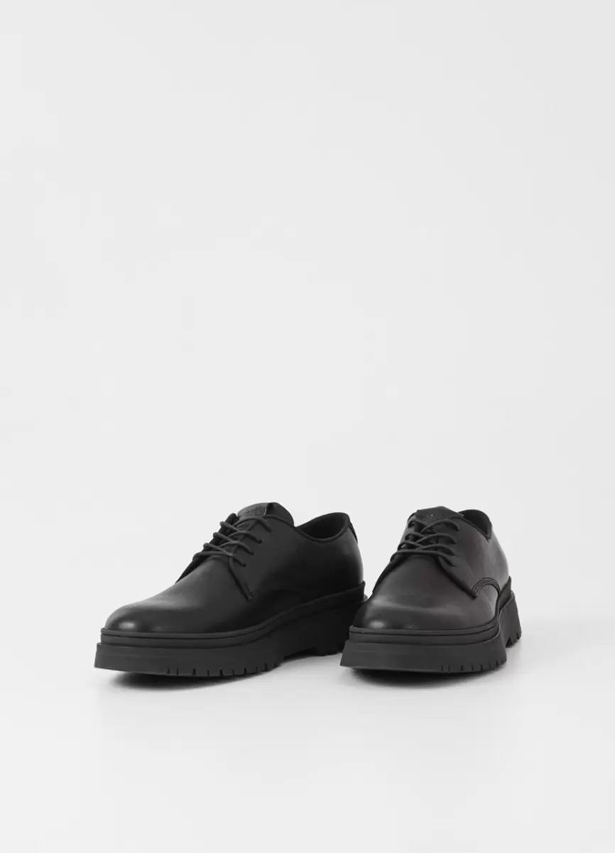 Vagabond Zapatos Planos James Zapatos Hombre Precio De La Actividad Negro Cuero - 2
