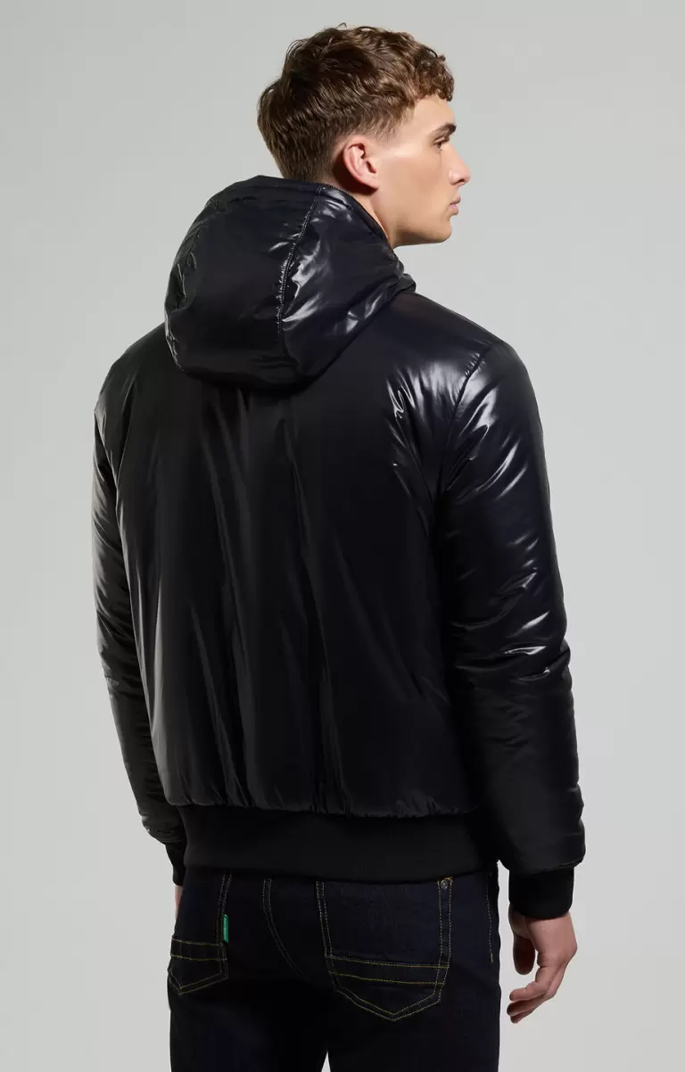 Men's Jacket With Removable Insert Hombre Blazers Y Chaquetas Black Bikkembergs - 2