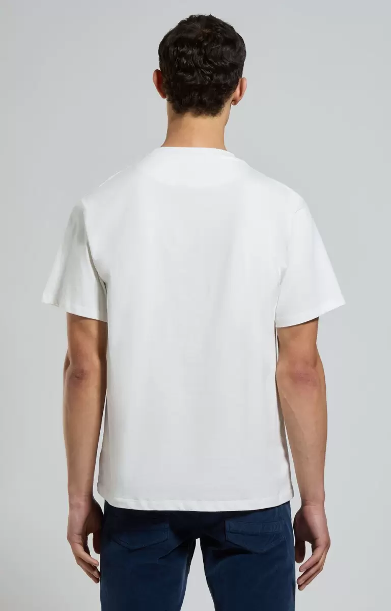 Vanilla Ice Camisetas Bikkembergs Hombre Men's T-Shirt With Port Print - 2