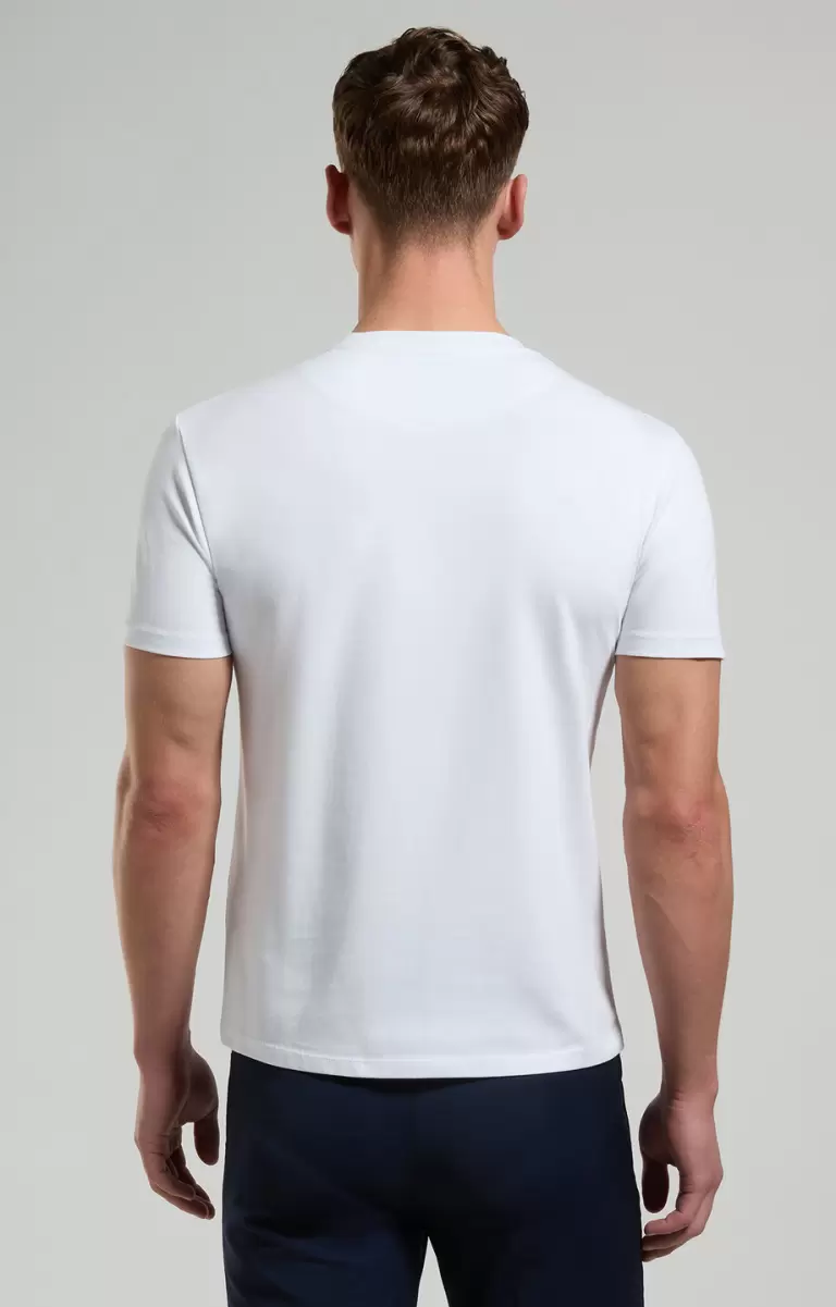 Hombre Bikkembergs Camisetas Men's Print T-Shirt White - 2