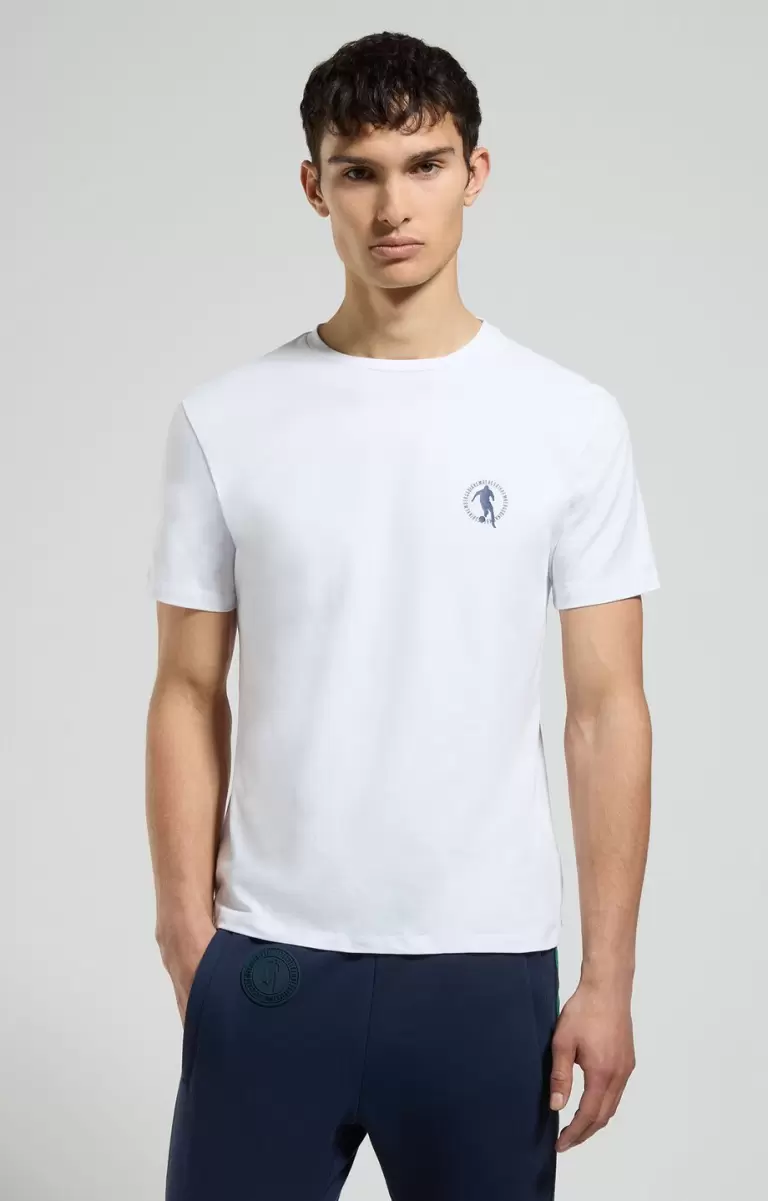 Hombre White Camisetas Bikkembergs Men's Laser Print T-Shirt - 4