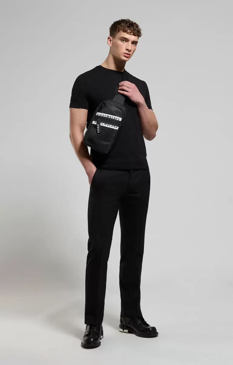 Hombre Bikkembergs Printed Back Men's T-Shirt Black Camisetas - 3