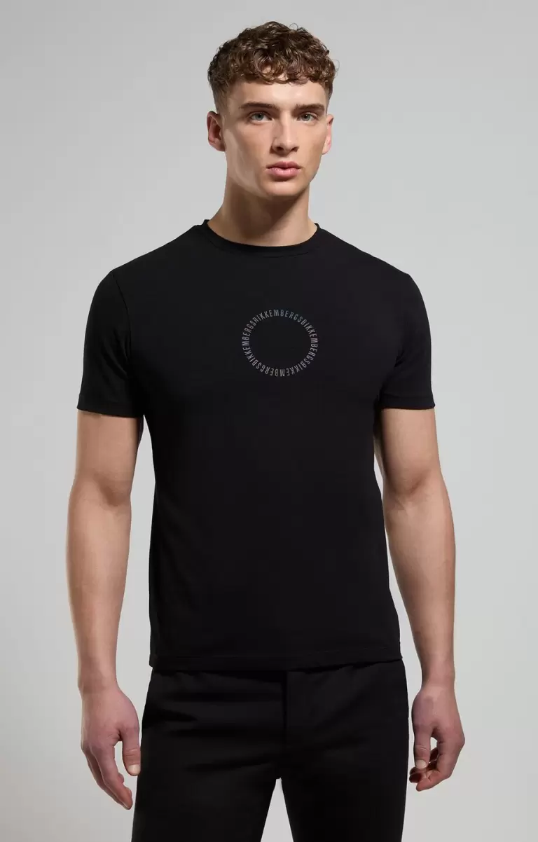 Hombre Bikkembergs Printed Back Men's T-Shirt Black Camisetas - 4