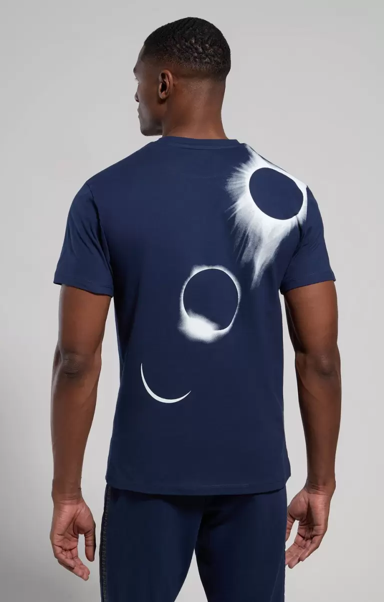 Bikkembergs Dress Blues Hombre Men's Print T-Shirt Camisetas - 2