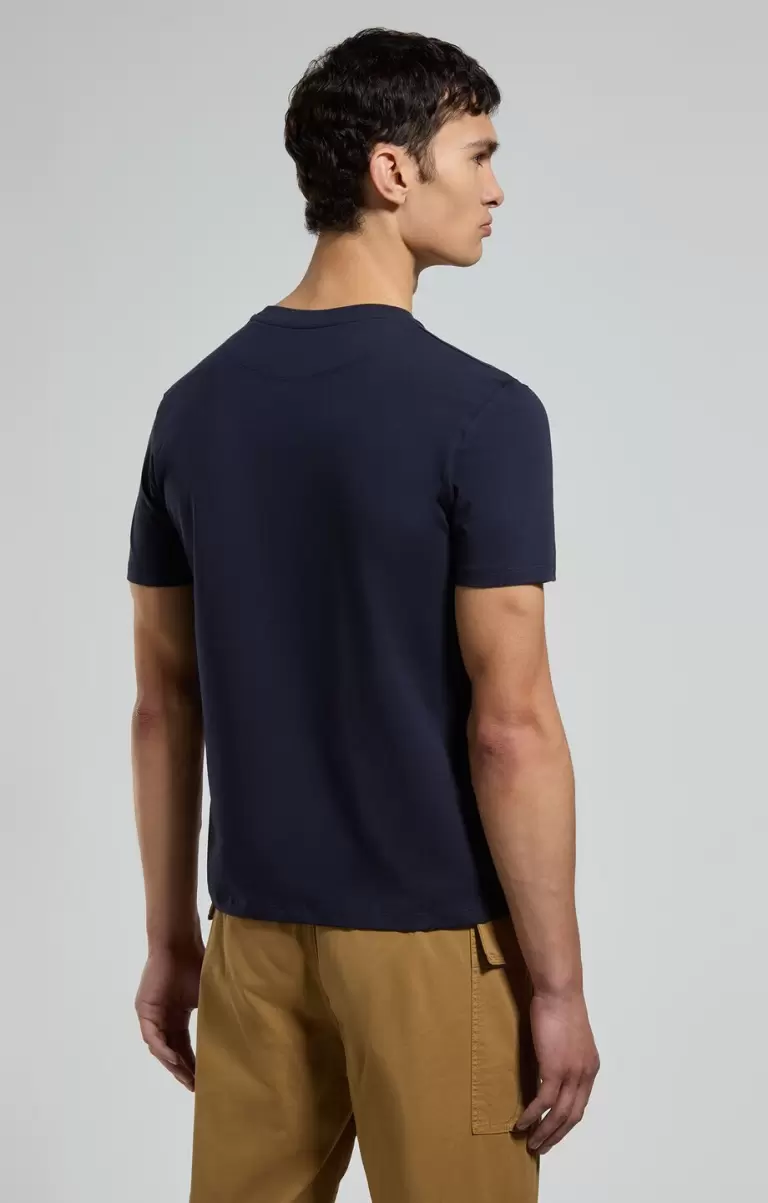 Men's Print T-Shirt Camisetas Dress Blues Hombre Bikkembergs - 2