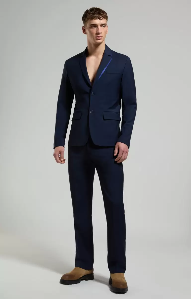 Hombre Bikkembergs Pantalones Dress Blues Men's Suit Pants - 3