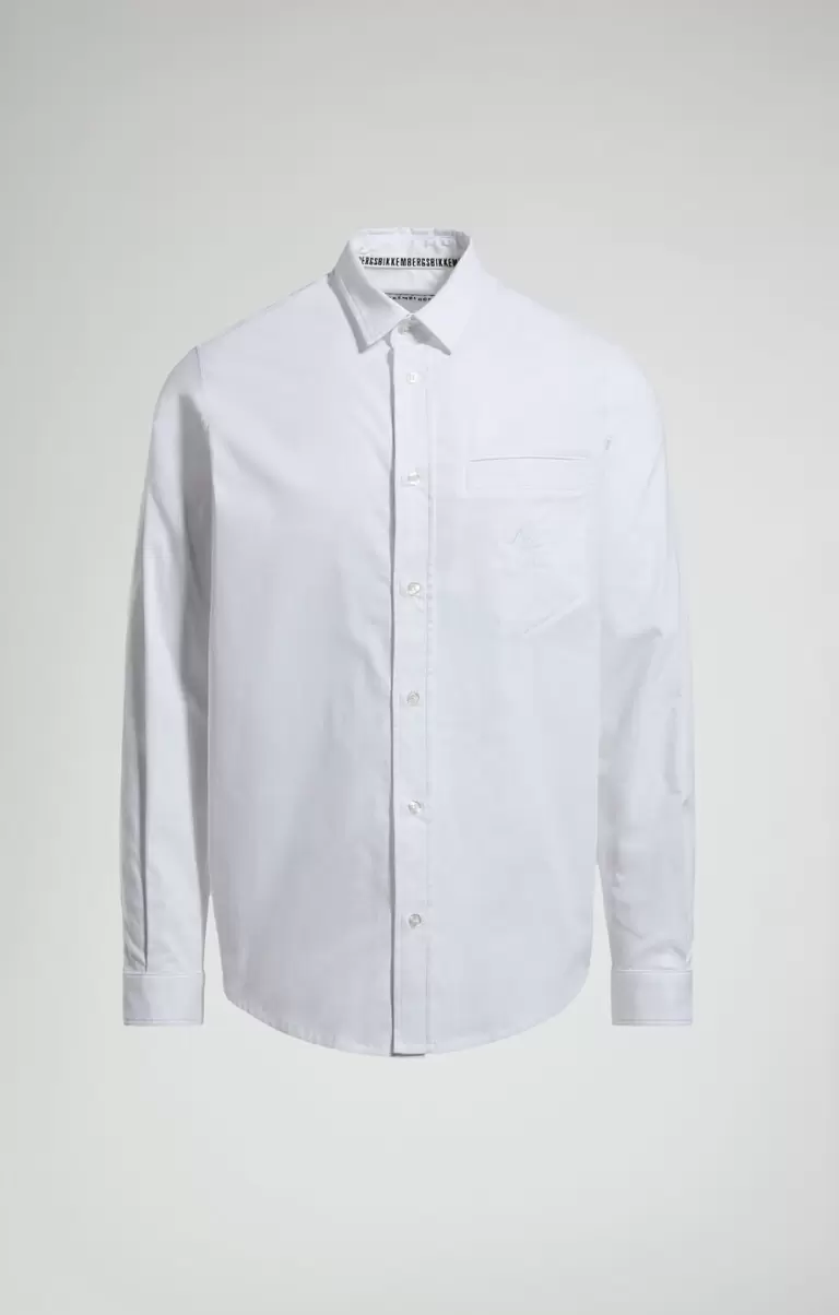 Hombre Bikkembergs Men's Player Shirt White Camisas - 1