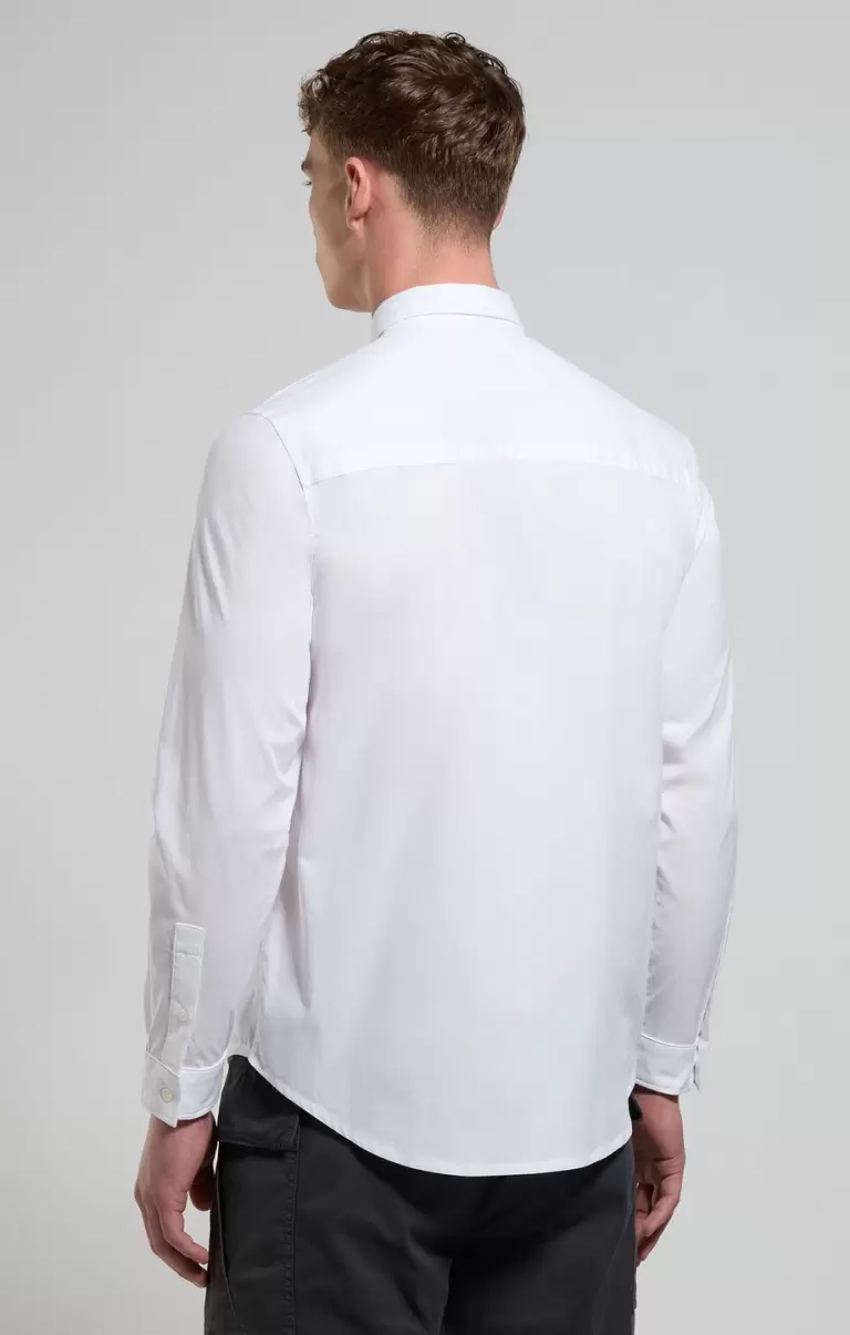 Hombre Bikkembergs Men's Player Shirt White Camisas - 2