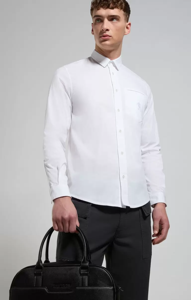Hombre Bikkembergs Men's Player Shirt White Camisas
