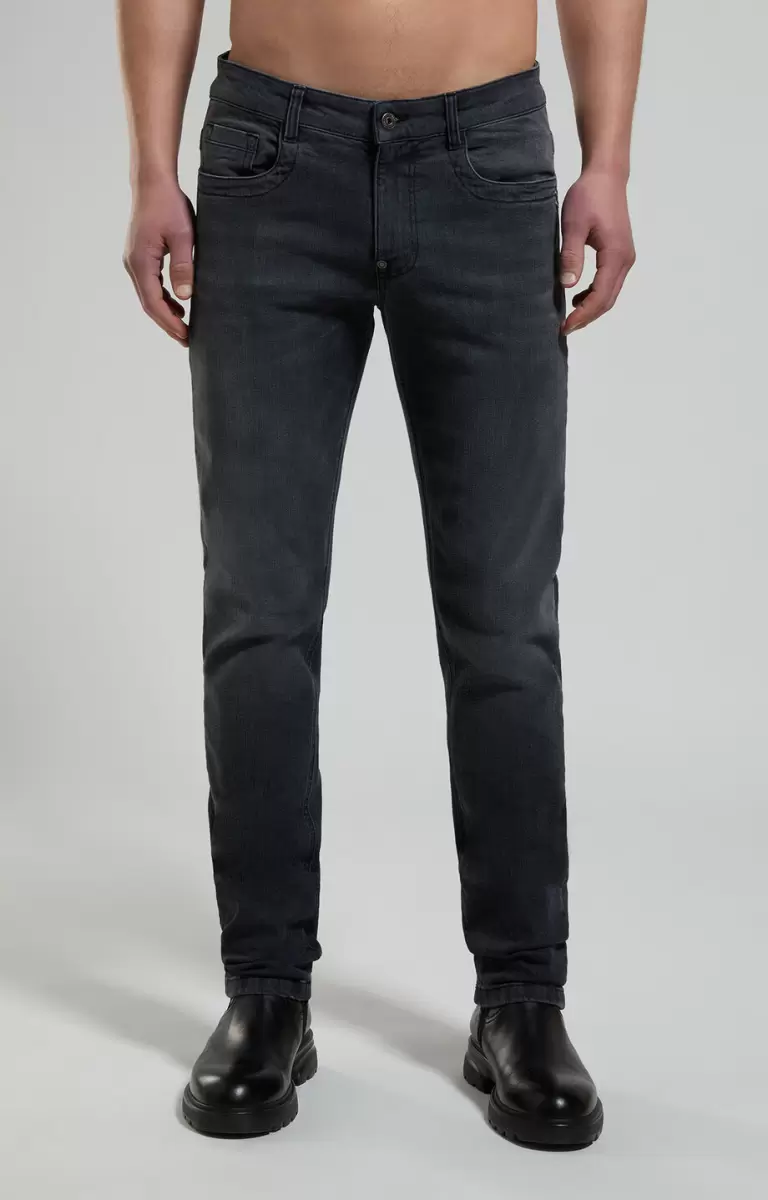 Hombre Slim Fit Men's Jeans Black Bikkembergs Jeans - 4