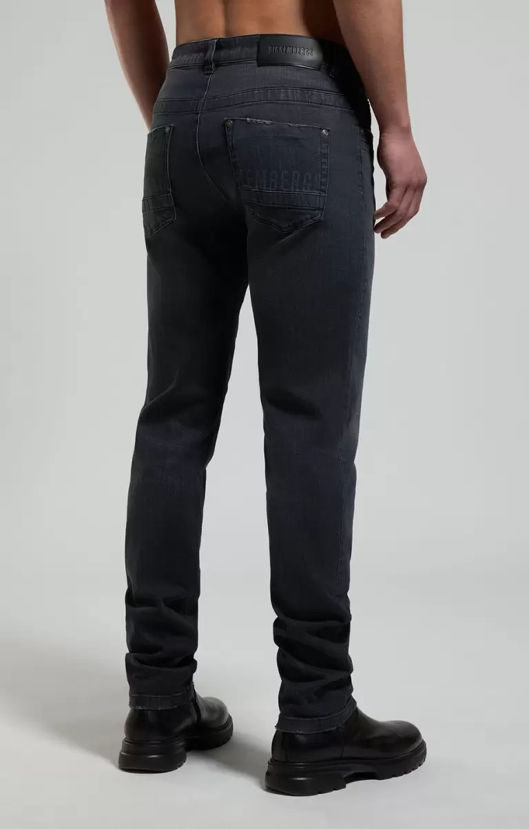 Black Bikkembergs Jeans Slim Fit Men's Jeans Hombre - 2