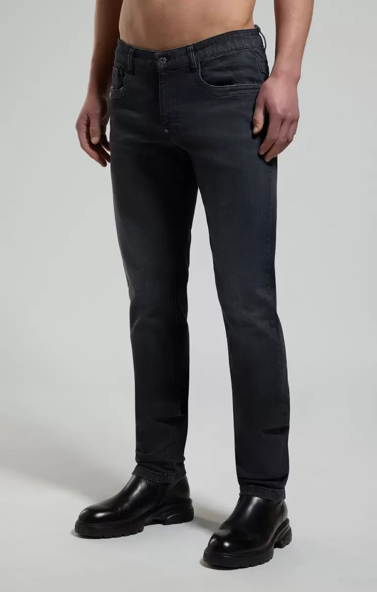 Black Bikkembergs Jeans Slim Fit Men's Jeans Hombre - 4