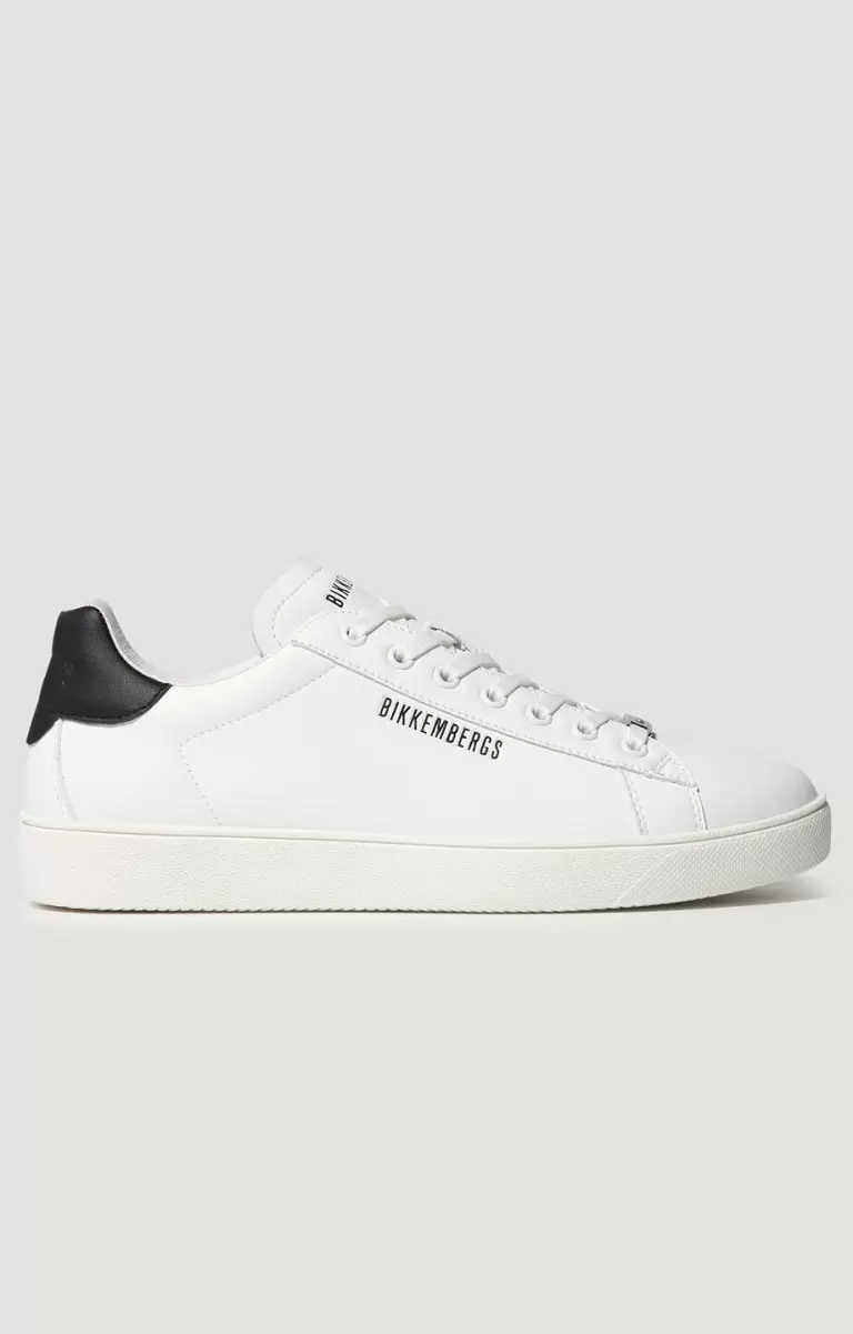 Hombre Bikkembergs Zapatillas Men's Sneakers - Recoba M White/Black - 1