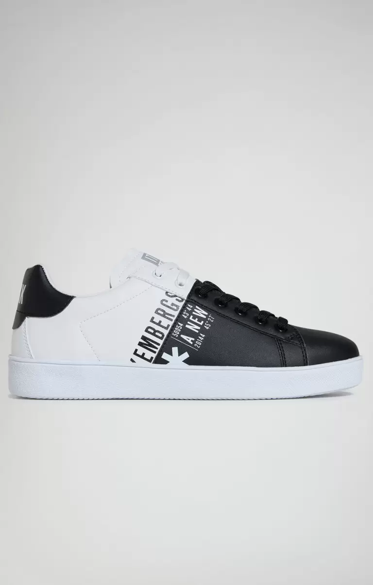 Bikkembergs Black/White Hombre Zapatillas Recoba M Color-Block Men's Sneakers - 1