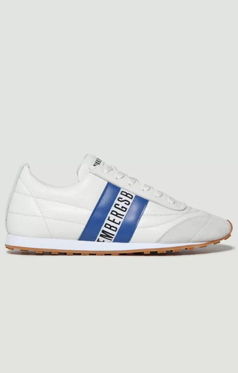 Hombre White/Blue Zapatillas Men's Sneakers Soccer Bikkembergs - 1