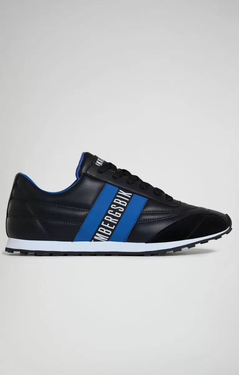 Black/Bluette Zapatillas Hombre Soccer M Men's Sneakers Bikkembergs - 1