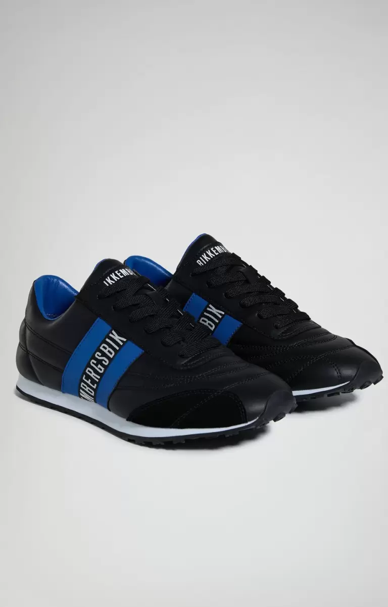Black/Bluette Zapatillas Hombre Soccer M Men's Sneakers Bikkembergs