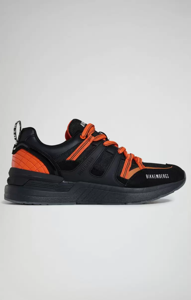 Bikkembergs Hombre Dunga M Men's Sneakers Zapatillas Black/Orange - 1