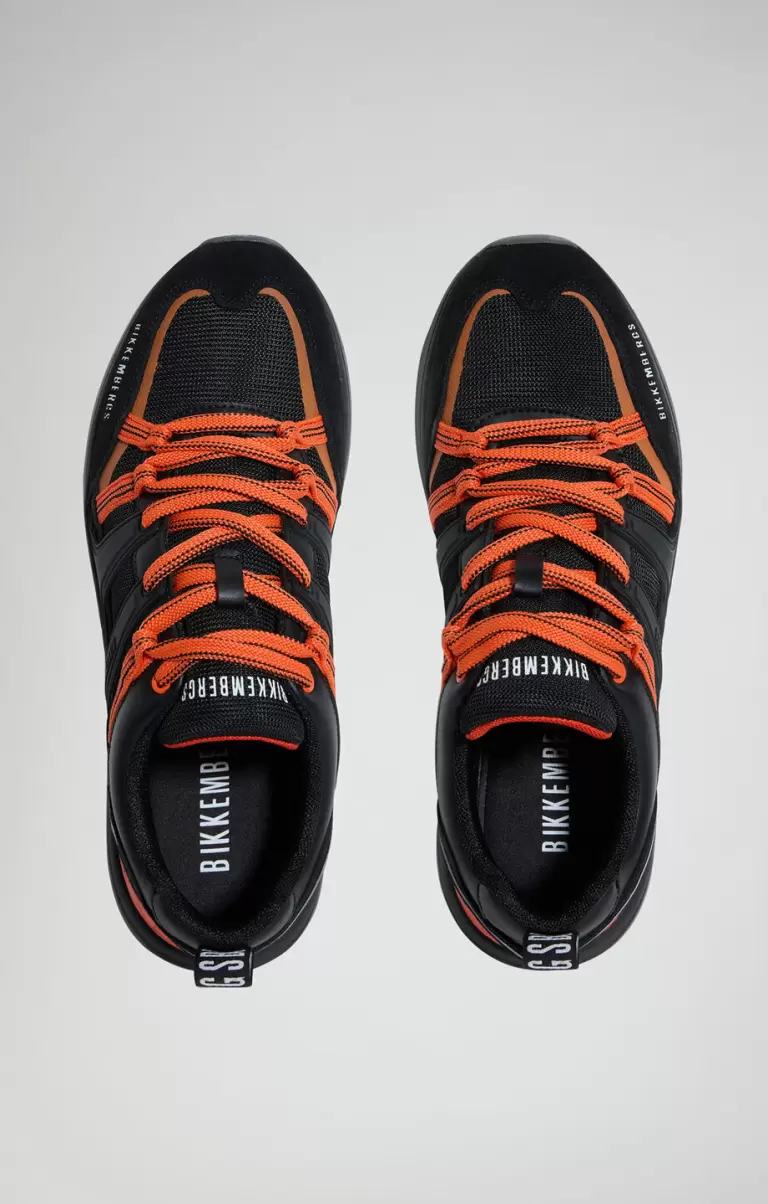 Bikkembergs Hombre Dunga M Men's Sneakers Zapatillas Black/Orange - 3