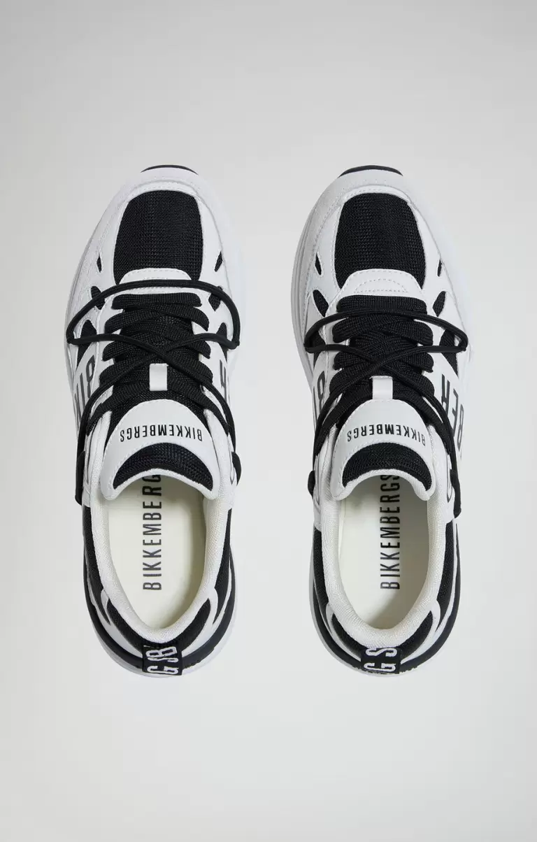 White/Black Bikkembergs Hombre Zapatillas Dunga M Men's Sneakers - 3