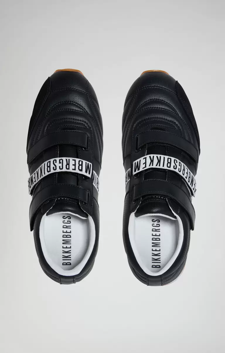 Zapatillas Soccer M Men's Sneakers With Strap Bikkembergs Black Hombre - 3