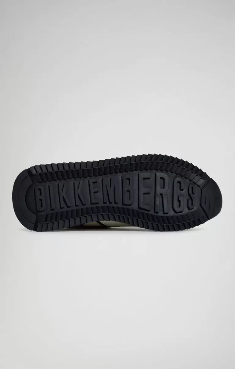 Hombre Puyol M Men's Sneakers Bikkembergs Stone/Off White/Dark Green Zapatillas - 2
