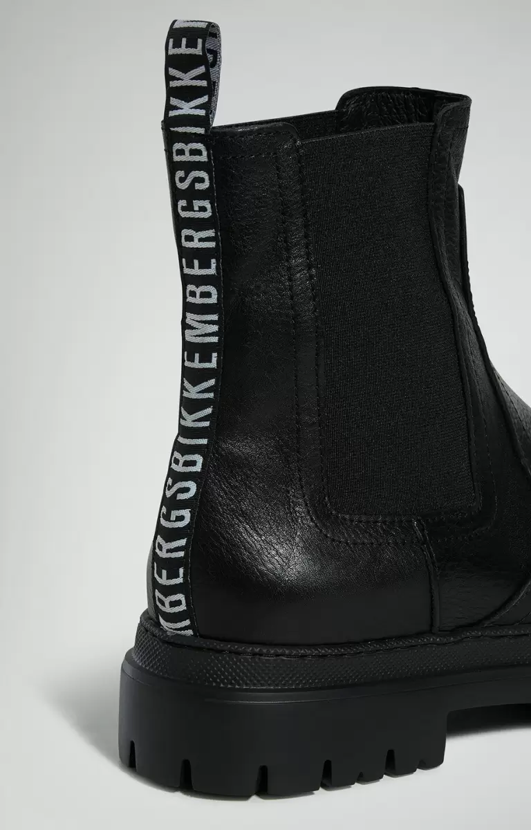 Black Bik Man Ankle Boots Hombre Bikkembergs Botas - 3