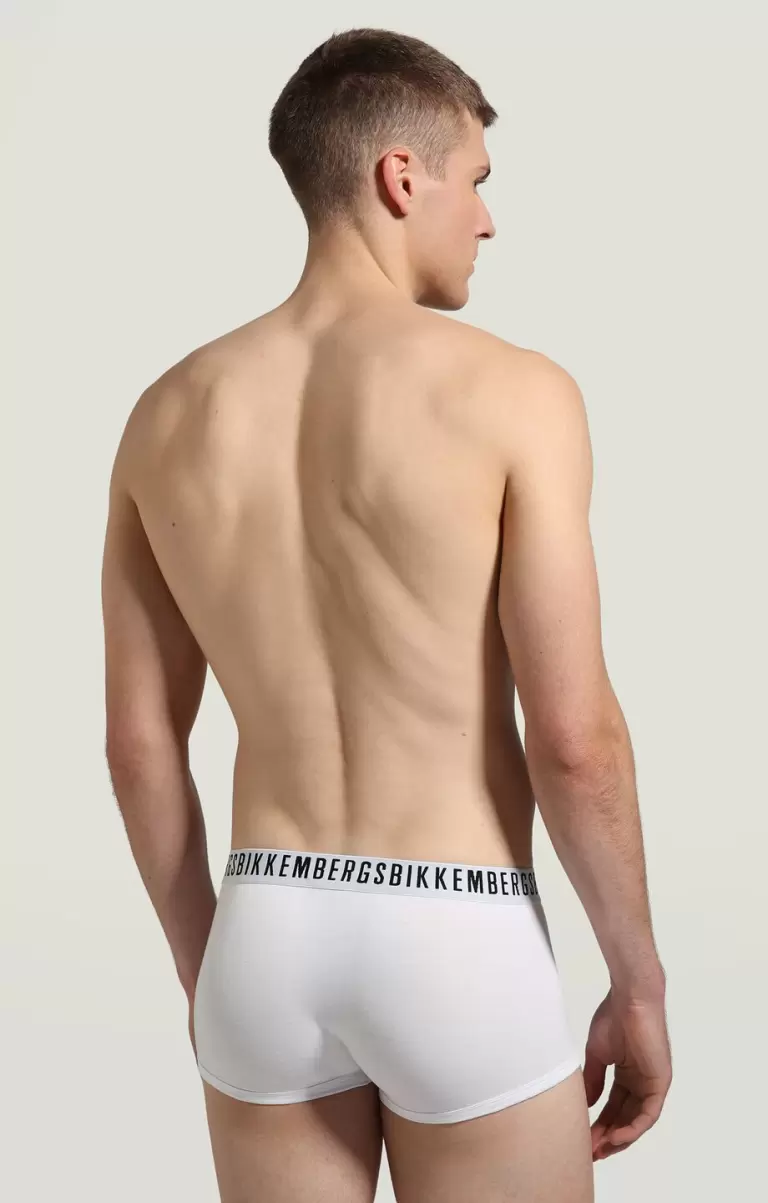 3-Pack Men's Boxers In Stretch Cotton Bikkembergs Hombre Boxers White - 1