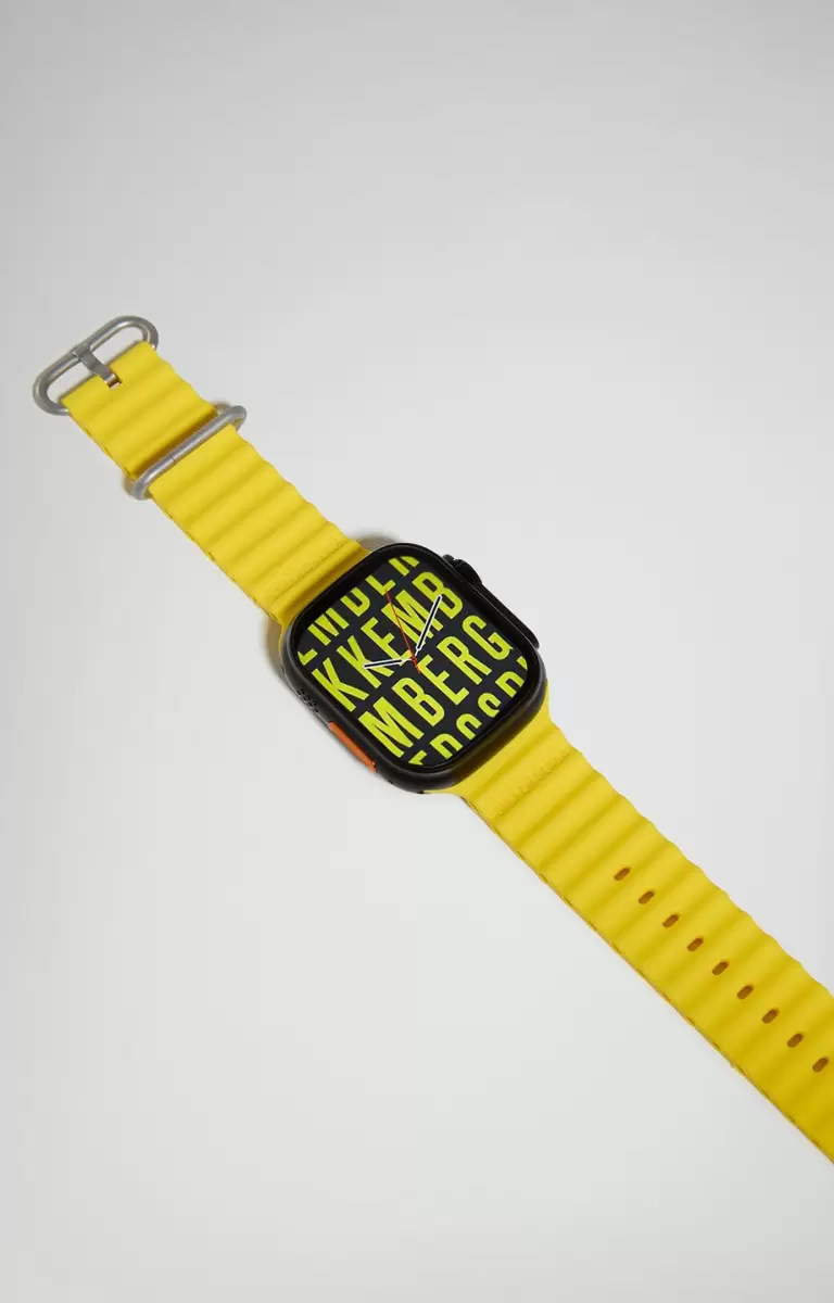 Hombre Smartwatch With 180 Sports Functions Black/Yellow Relojes Bikkembergs - 1