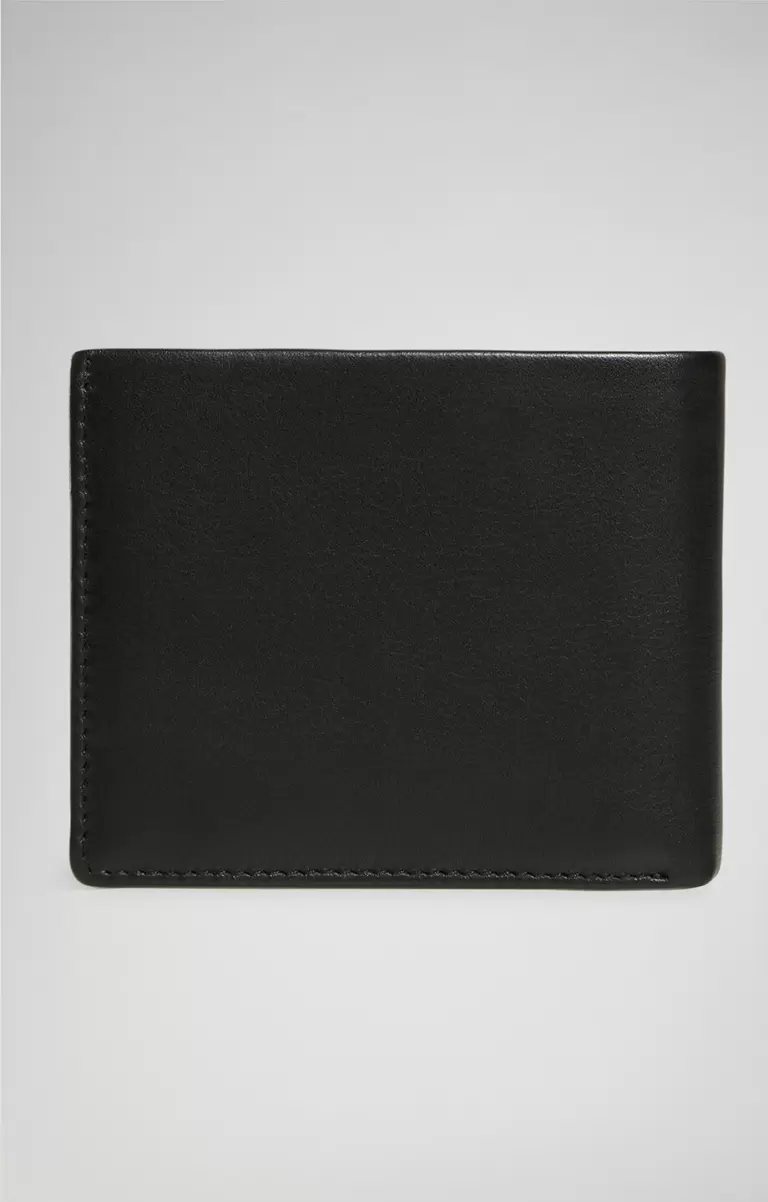 Men's Wallet With Embossed Logo Carteras Black Hombre Bikkembergs - 1