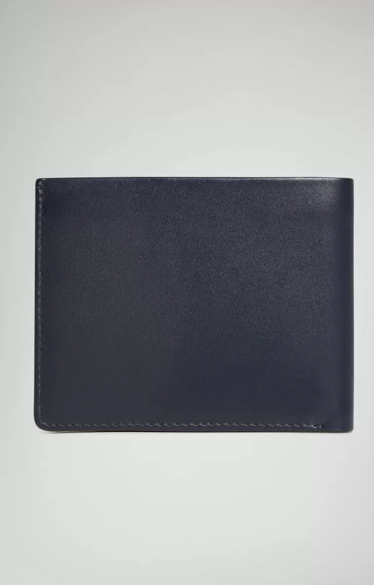 Hombre Bikkembergs Carteras Men's Wallet With Embossed Logo Blue - 1