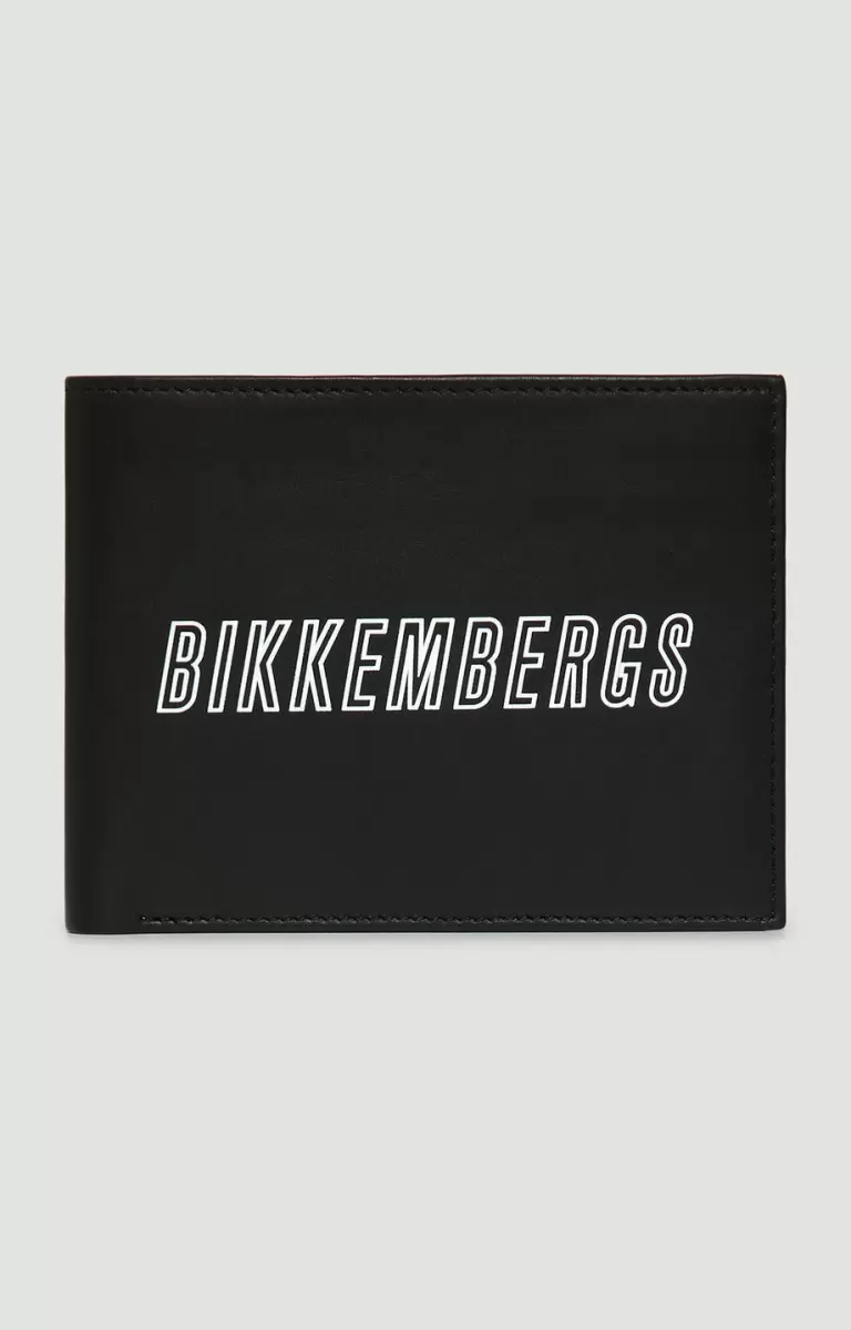 Carteras Black Hombre Bikkembergs 5-Card Rfid Men's Leather Wallet