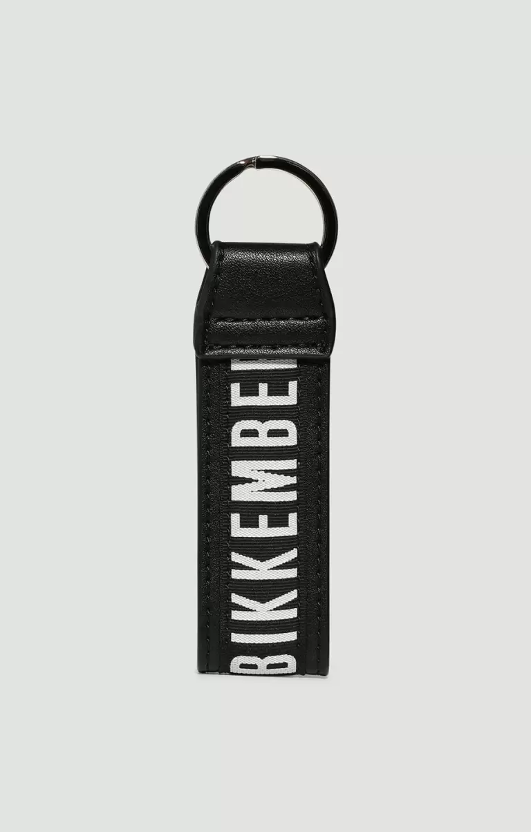 Bikkembergs Navy Men's Eco Leather Keyholder Hombre Keychains