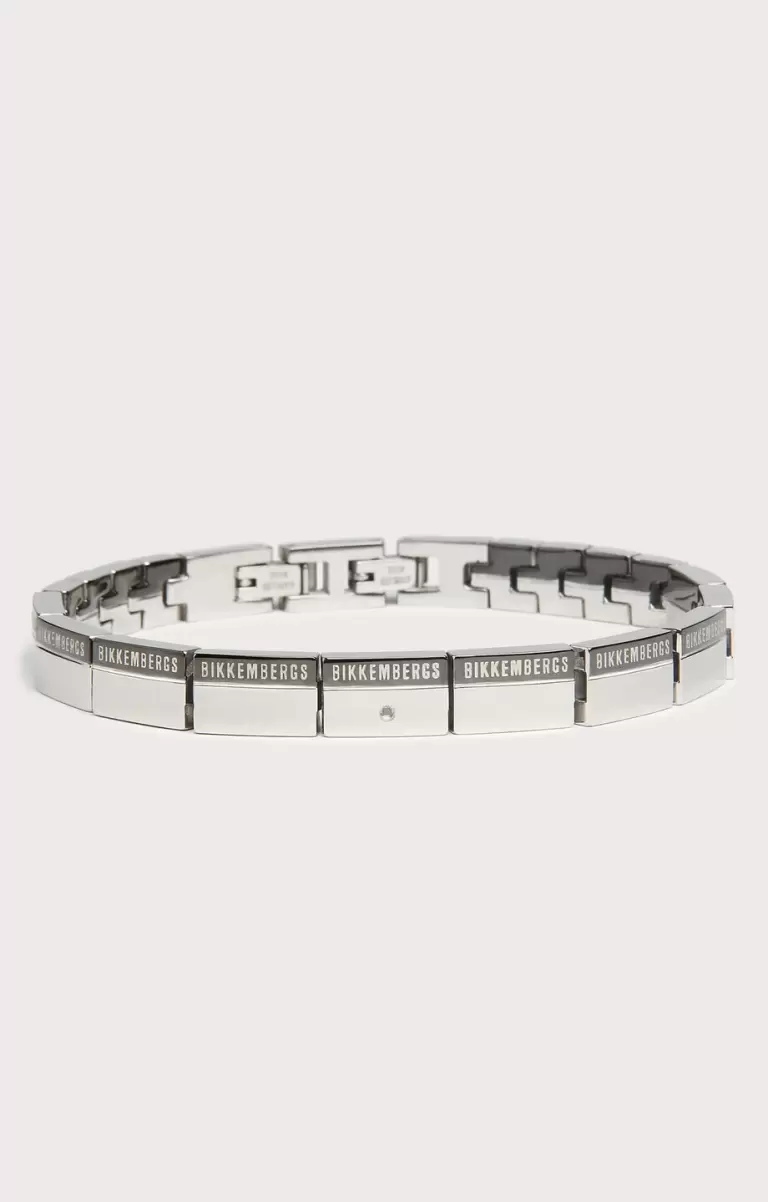 Joyería Bikkembergs Men's Bracelet With Diamond Hombre 086