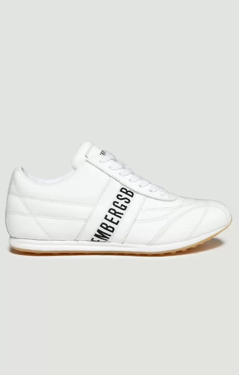 White Bikkembergs Bahia Women's Sneakers In Patent Leather Zapatillas Mujer - 1