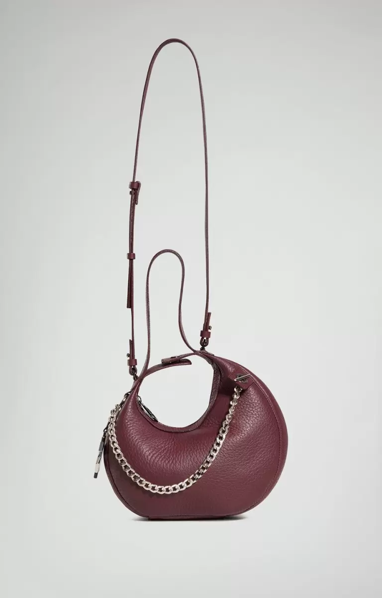 Mujer Bikkembergs Burgundi Bkk Star Women's Leather Mini Bag Bolsos - 2