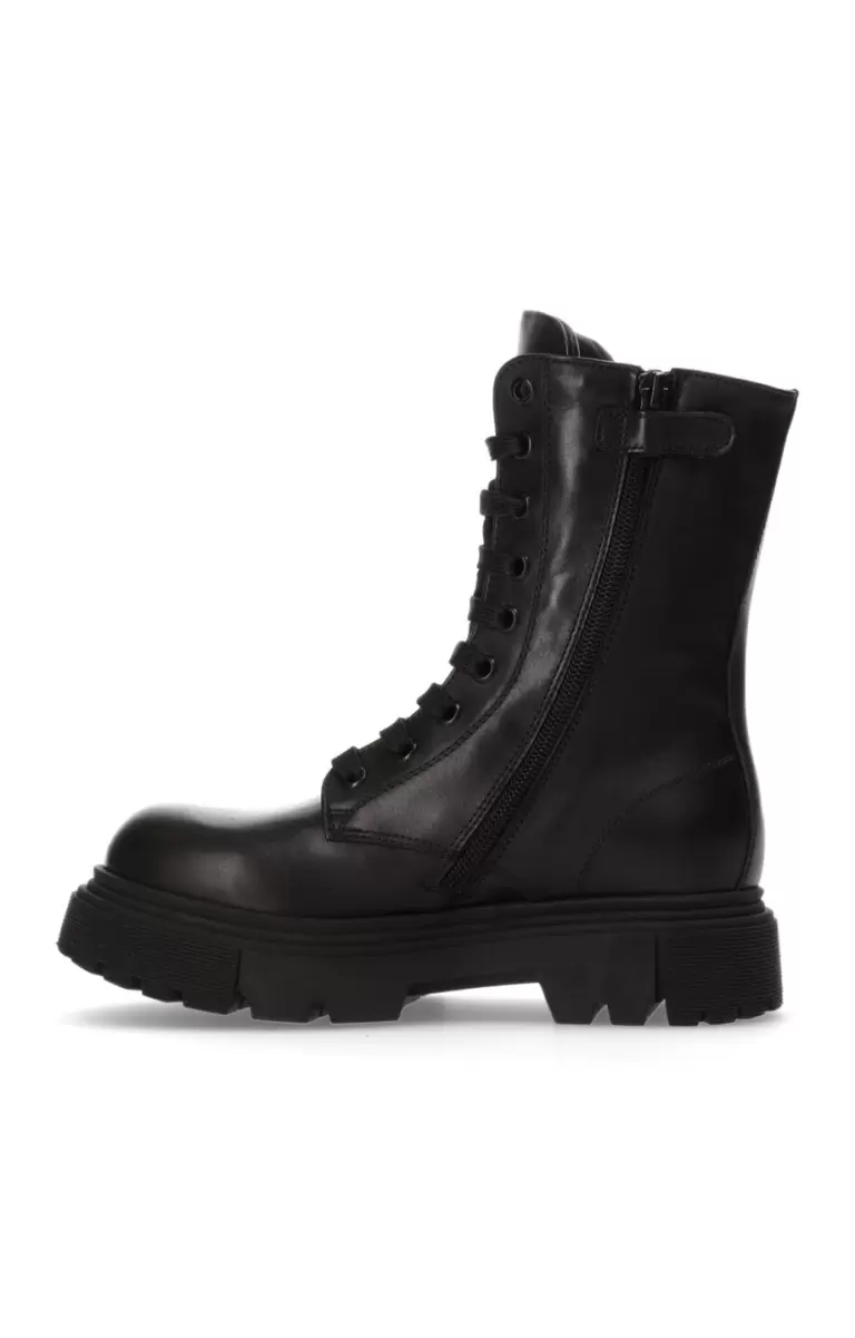 Bikkembergs Niños Boy's Lace-Up Boots - Gisa Black Junior Shoes (8-16) - 1